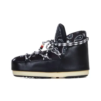 Alanui X Moonboot Bandana Printed Round Toe Boots Women's