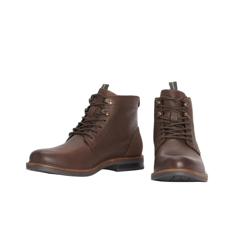 BARBOUR Deckham Ankle Boots Men's Brown-3