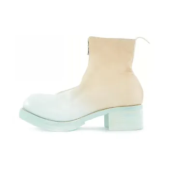 GUIDI Zip up Gradient Ankle Boots