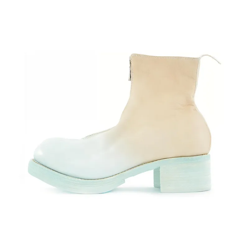 GUIDI Zip-up Gradient Ankle Boots-0