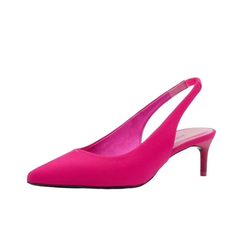 MaxMara High Heels 4.5cm Women's Rose Red-3