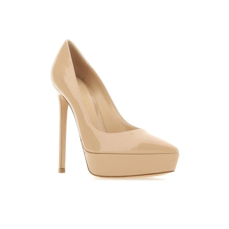 GIANVITO ROSSI Slim Heel High Heels 12cm Women's Apricot-2
