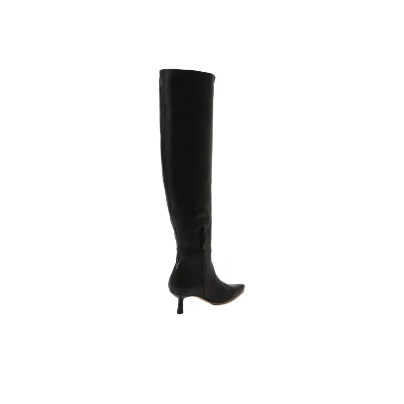 By Far Meghan Over-the-knee Boots 7.5cm Women's Black-4