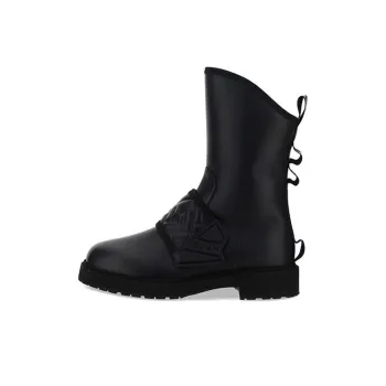 FENDI Women's Leather Biker Boot 'Black'