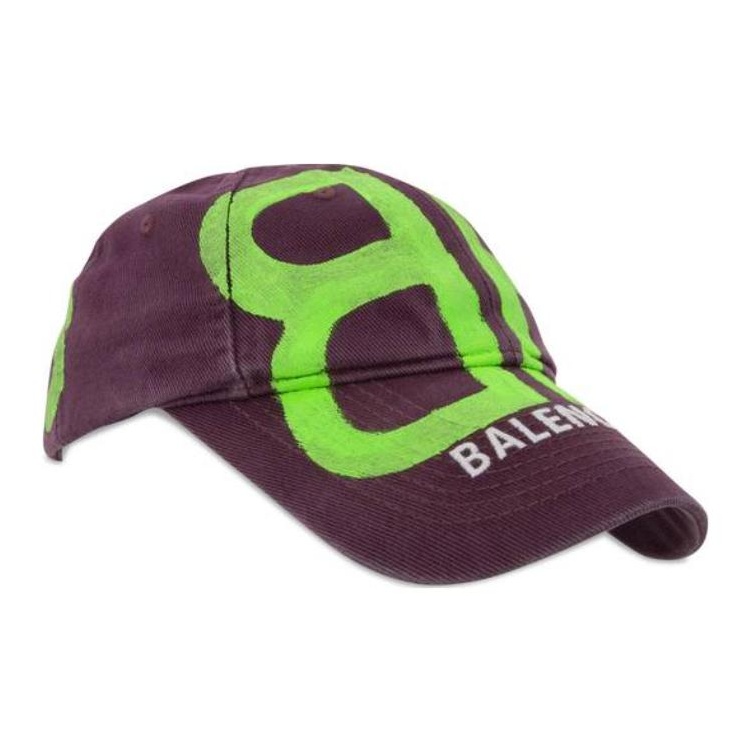 Balenciaga Bb Sprayed Cap - POIZON