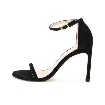 stuart weitzman Velour Heeled Sandals