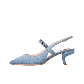 Roger Vivier Virgule Slim Heel High Heels 5.5.cm Women's Blue