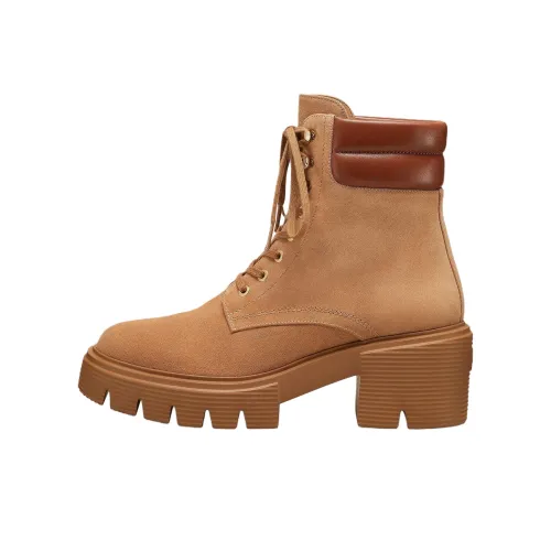 Stuart Weitzman/SW Soho Short Ankle boots 4cm Women's Brown