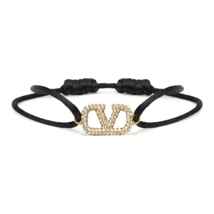 Valentino Garavani VLogo Signature Crystal embellished Bracelet-2