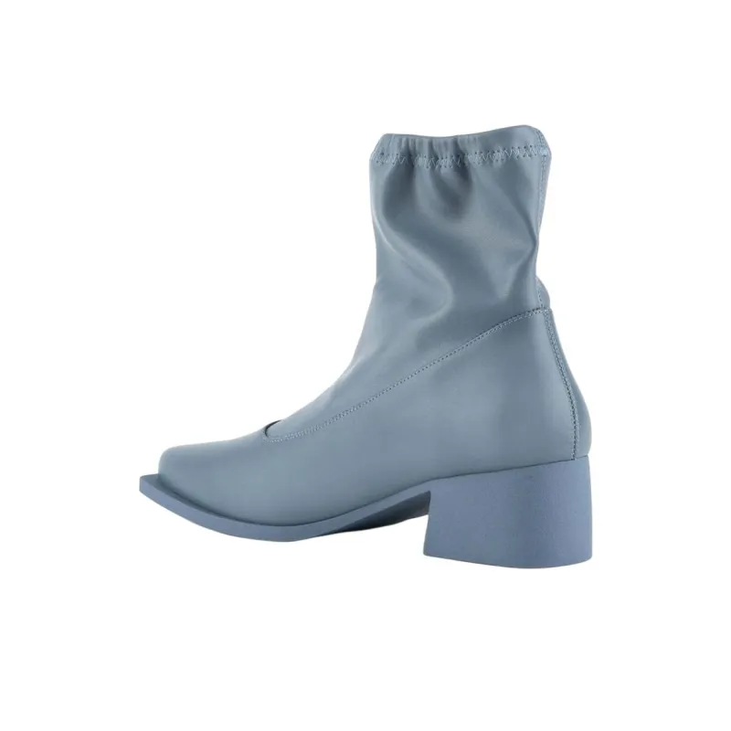 ISSEY MIYAKE x UNITED NUDE Stem Short Ankle Boots 4.5cm Women's Blue-3