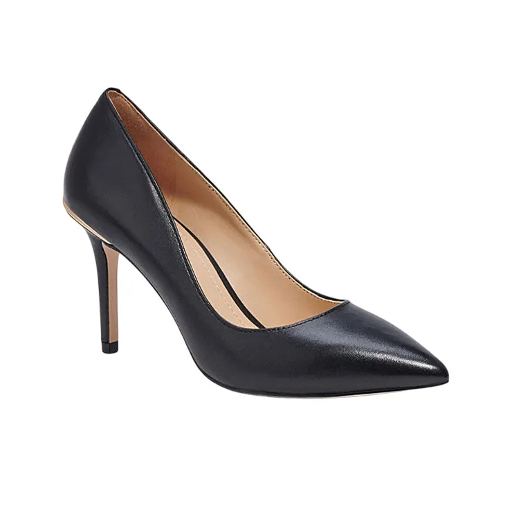 COACH Slim Heel High Heels 9cm Women's Black-2