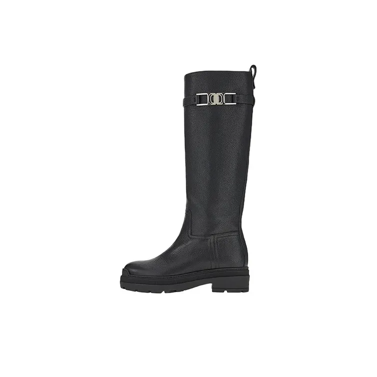 FERRAGAMO Stivale Ryder Leather Boots-0