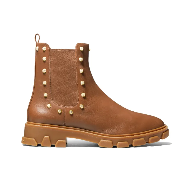 MICHAEL KORS KORS Ridley Short Chelsea Boots Women's Brown-1
