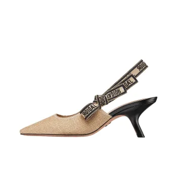 DIOR J'Adior Irregular Heel High Heels 6.5cm Women's Beige