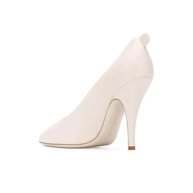 Ferragamo Gancini High Heels Women's White-3