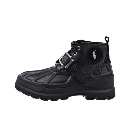 Polo Ralph Lauren Oslo Low Boot Black Silver