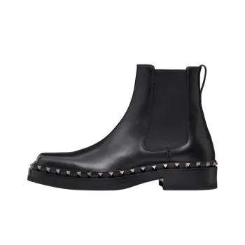 Valentino M WAY ROCKSTUD Chelsea Boots Men's Black