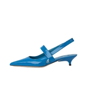 By Far Shirley Slim Heel High Heels 4cm Women's Sky Blue