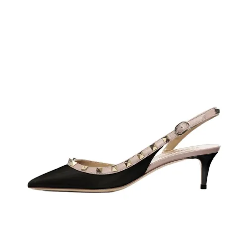 Valentino Rockstud High Heels Women's Black, Nude