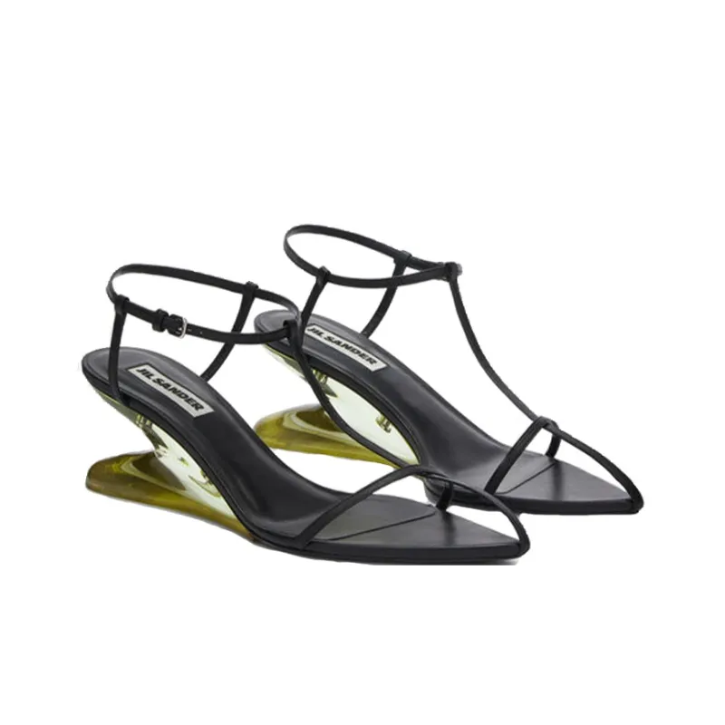 JIL SANDER High Heels Women's Low-Top Black-2