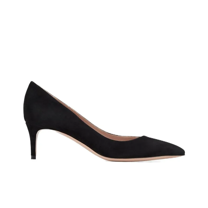 GIORGIO ARMANI Slim Heel High Heels Women's Black-1