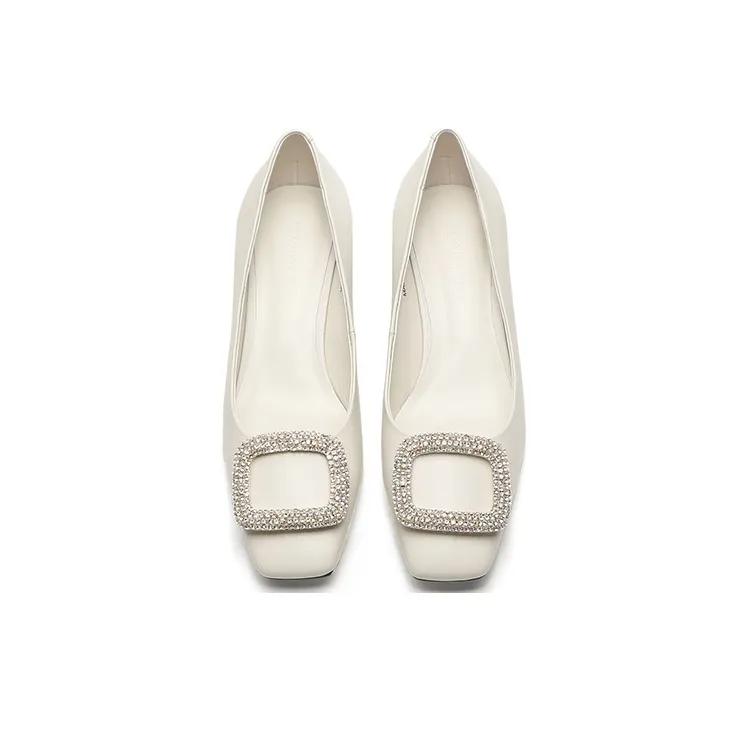CERRUTI 1881 Slim Heel High Heels 4.6cm Women's Beige-2