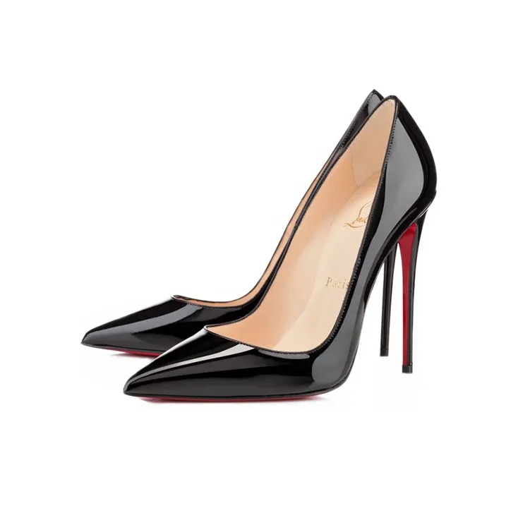 Christian Louboutin So Kate 120mm Pump Black Patent Leather Women's-2