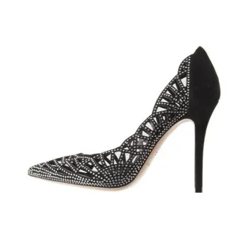 EMPORIO ARMANI Slim Heel High Heels Women's Black