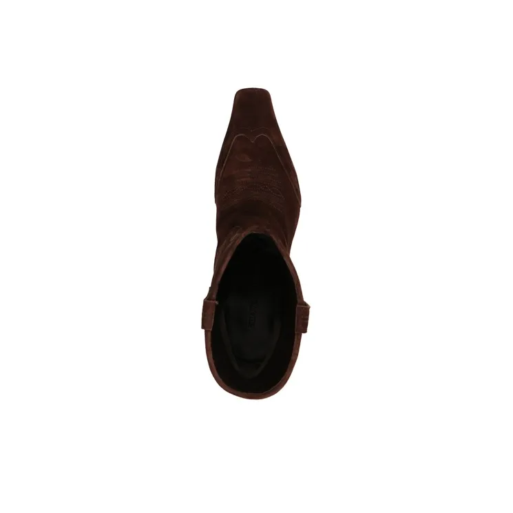 KHAITE Dallas Ankle Boots Women's Dark Brown-3