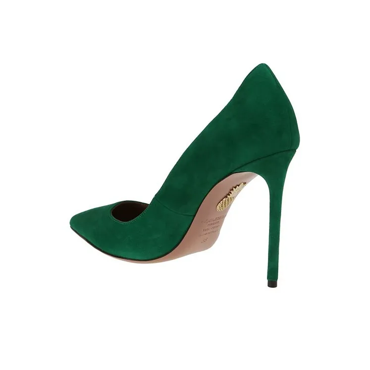 AQUAZZURA High Heels 10.5cm Women's Green-3