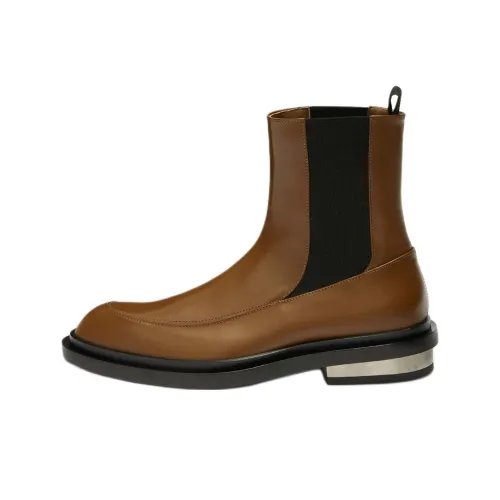 JIL SANDER Short Chelsea Boots Women's Brown