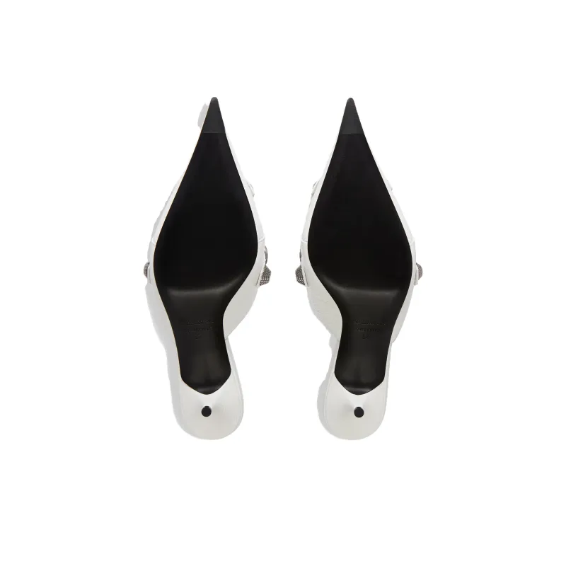 Balenciaga Cagole 80mm Pointed Mules-6