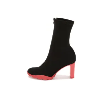 Alexander McQueen Scuba Front Zipped Boots Women's