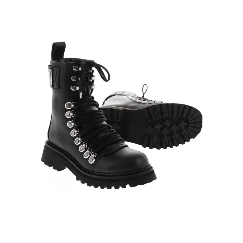 MOSCHINO Ankle Boots Men's Black-2