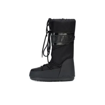 Moon Boot Classic Plus Crew Snow Boots Unisex Black