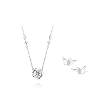 KUMET Sterling Silver Necklaces Women's Couple Birthday Anniversary