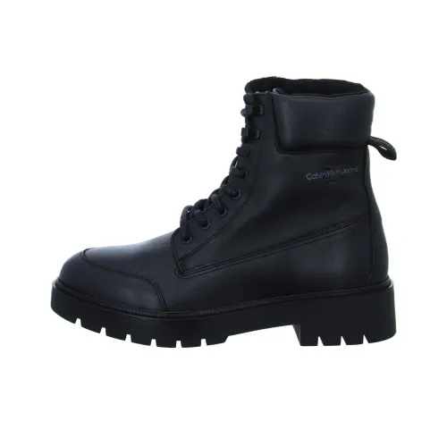 CKJ CALVIN KLEIN JEANS Ankle Boots Men's Black