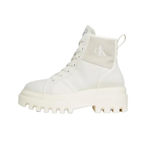 CALVIN KLEIN Ankle Boots 6cm Women's White