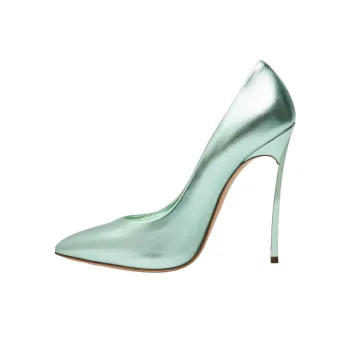 Casadei Blade Flash 130mm Leather Pumps