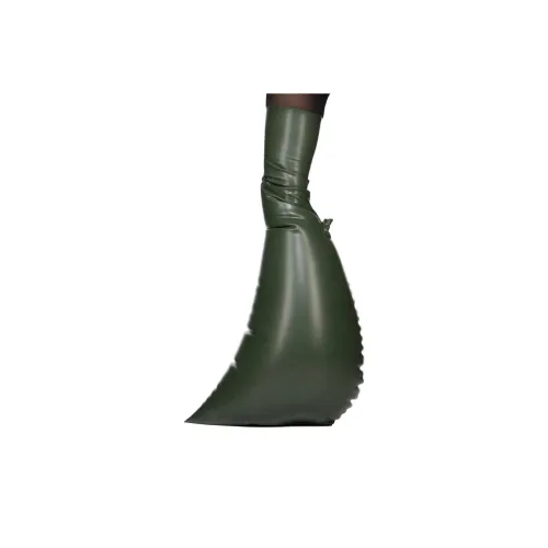 RICK OWENS/RO Rick Owens X Straytukay Co-branded Series Over-the-knee Boots 12cm Men's Green