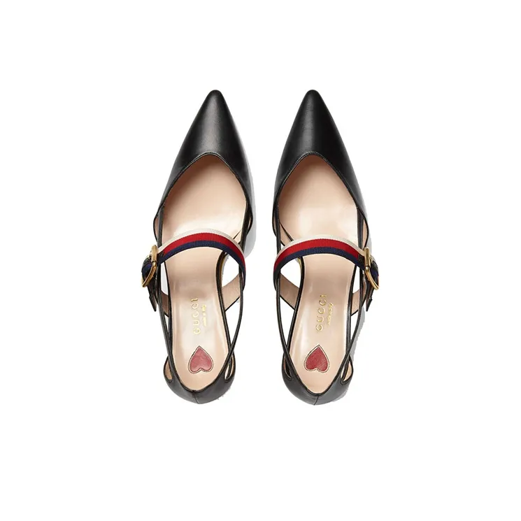 GUCCI Leather Pumps-3
