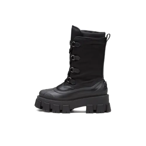 PRADA Monolith Women's Chunky Sole Boot 'Black'