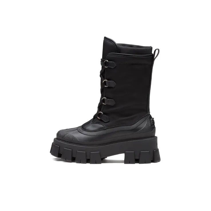 PRADA Monolith Women's Chunky Sole Boot 'Black'-0