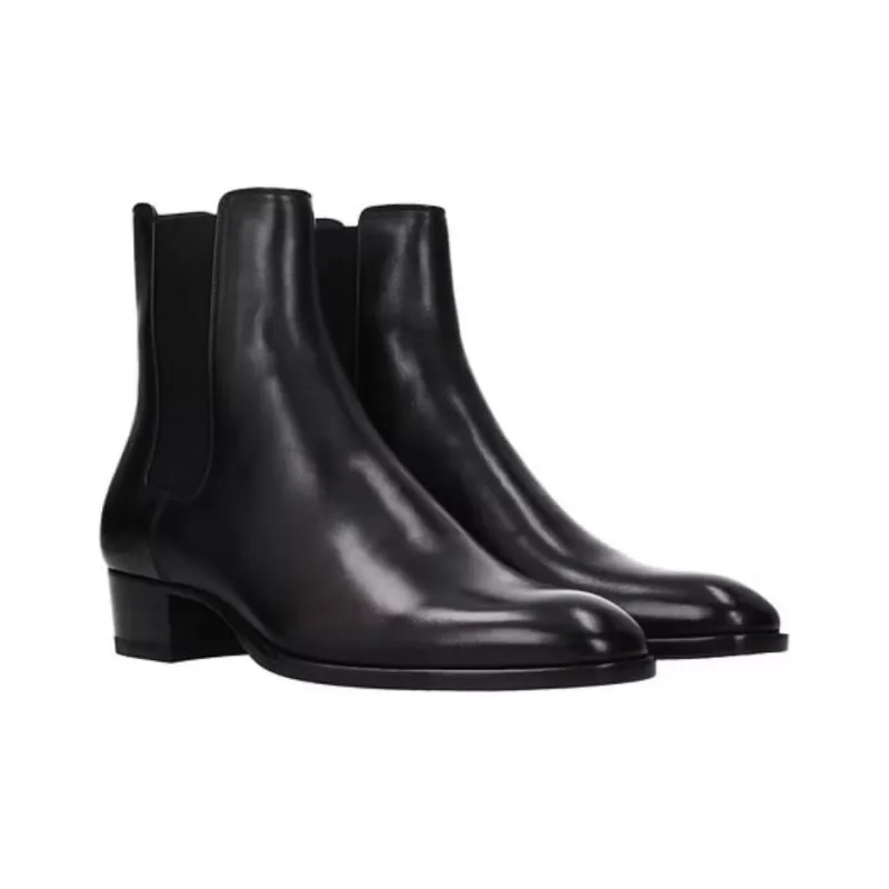SAINT LAURENT Wyatt Chelsea Boots-2