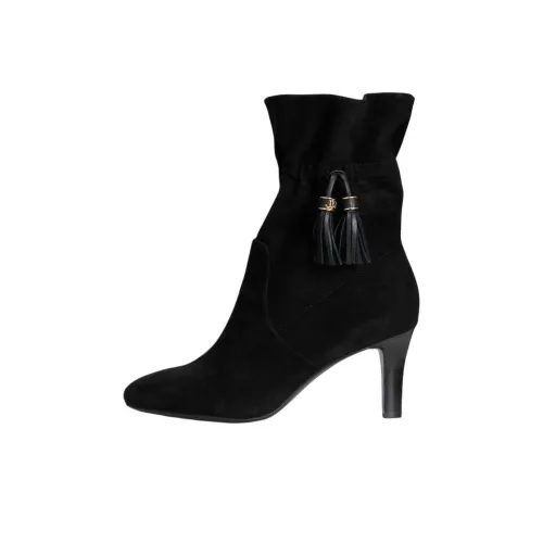 Polo Ralph Lauren Candace Ankle Boots 7cm Women's Black