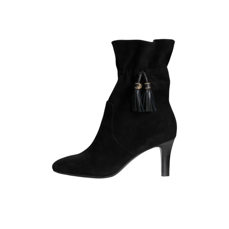 Polo Ralph Lauren Candace Ankle Boots 7cm Women's Black-0