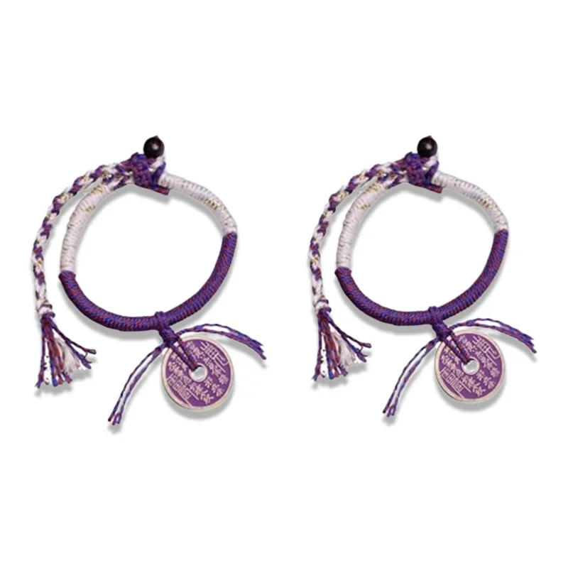 Datang Guoding Alloy Rope Bracelets Women's Purple-2