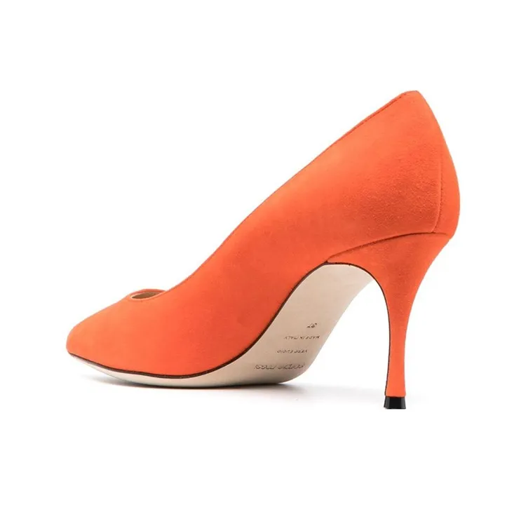 SERGIO ROSSI Godiva Pointed-Toe Pumps-4