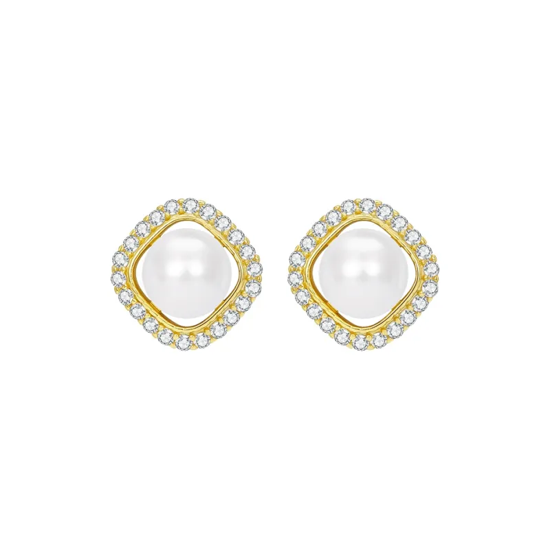 JAY 925 Sterling Silver Stud Earrings Women's-7