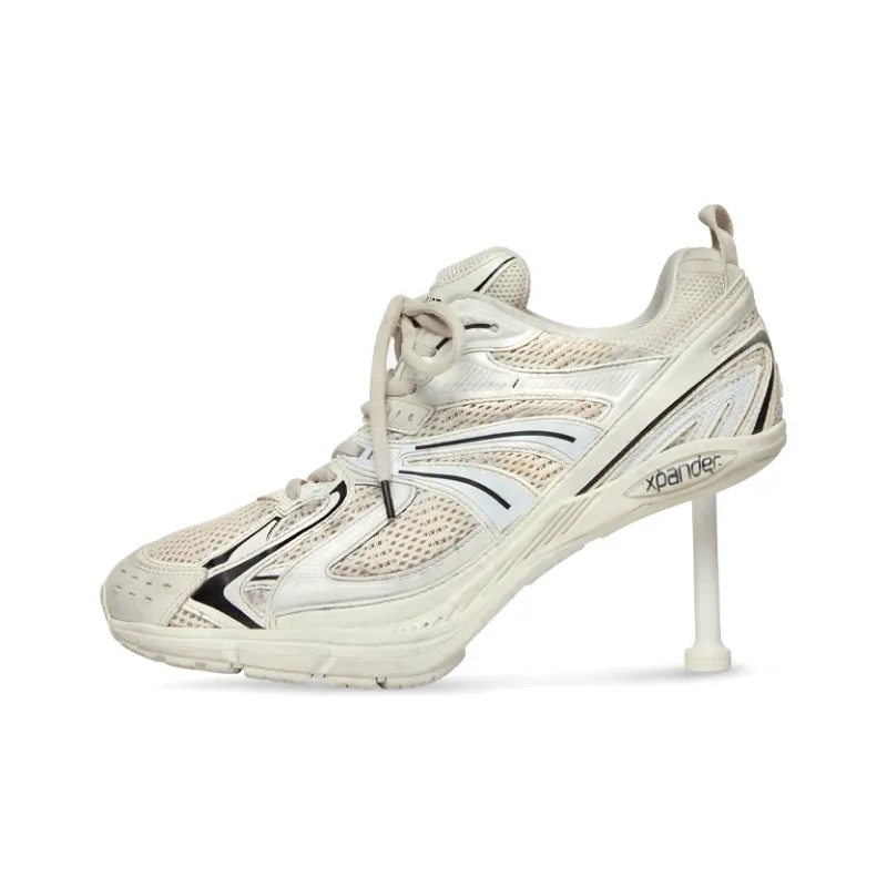 Balenciaga X Pander Sneaker Heels 'White' Women's-0